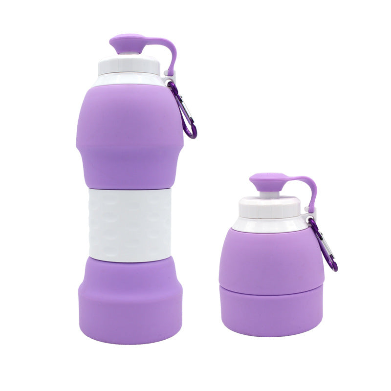 Silicone folding water bottle Image