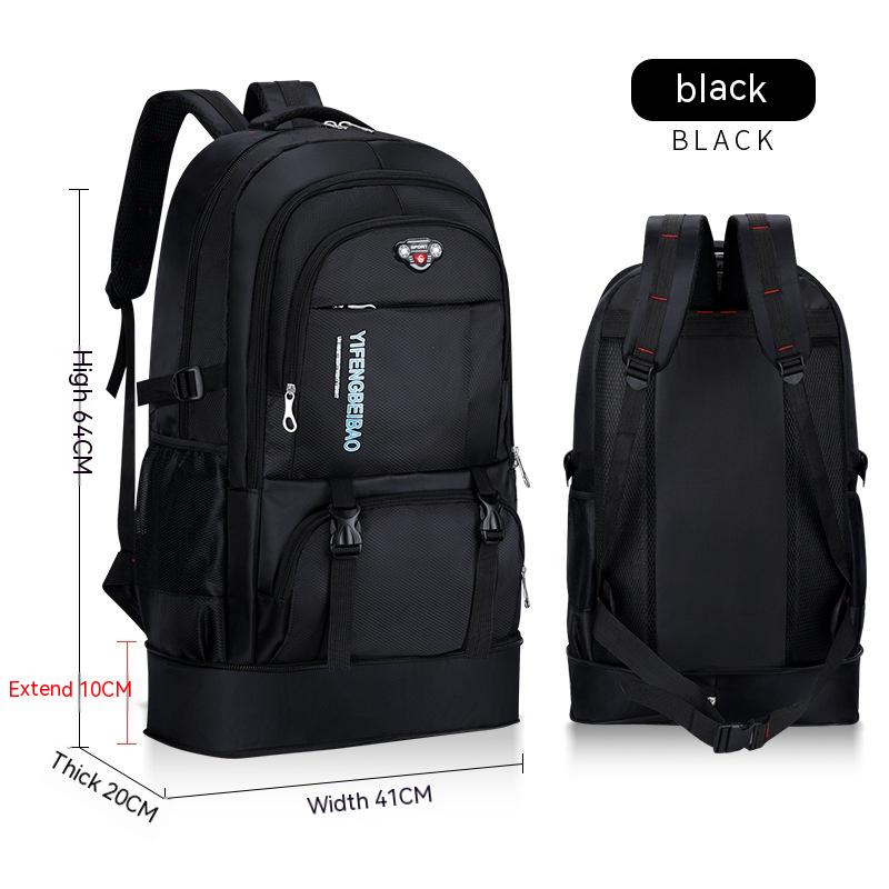 Men's Big Travel Tourist Mountaineering Outdoor Large Capacity Luggage Backpack Image