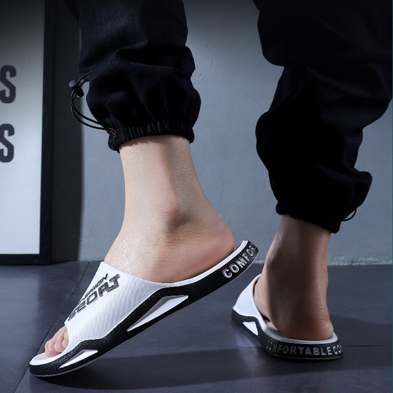 Non-slip Beach Bathroom Slippers Unisex Summer Shoes Image