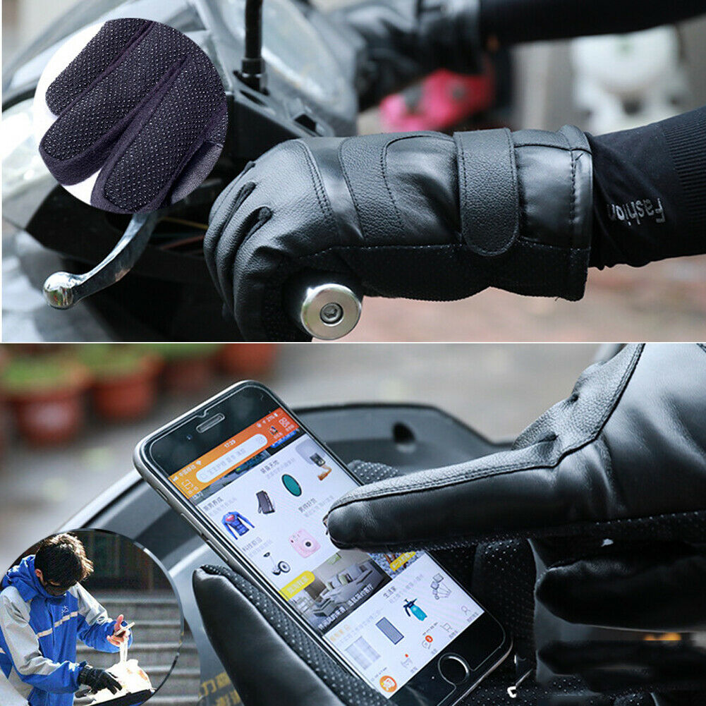 Winter Electric Heated Gloves Windproof Cycling Warm Heating Touch Screen Skiing Gloves Image