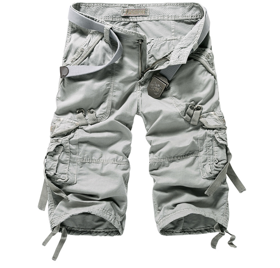 Workwear Shorts Multi-pocket Pants Image