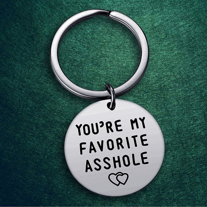 Funny Keychain Novelty Gag Gifts For Him Boyfriend Husband Valentine's Love Tag