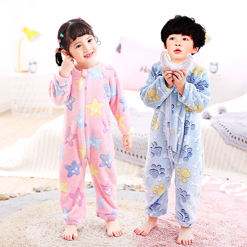 Autumn and winter infant pajamas Image