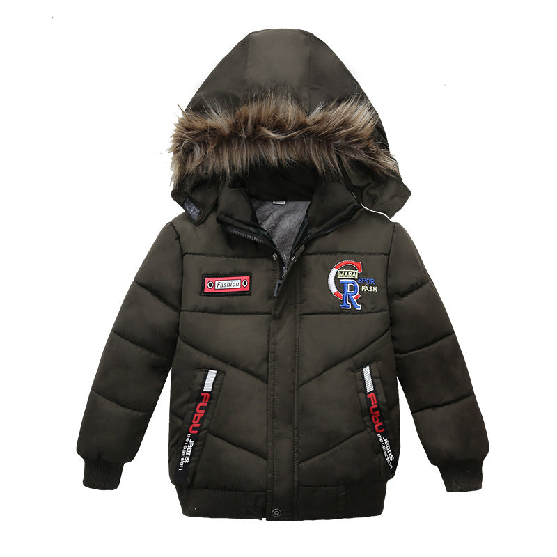 Small And Medium-Sized Boys Cotton-Padded Jackets Image