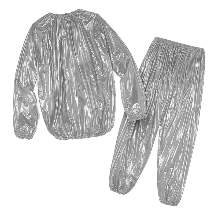 Heavy Duty Anti-Rip Weight Loss Sauna Suit PVC Long Sleeve Unisex Clothes Image