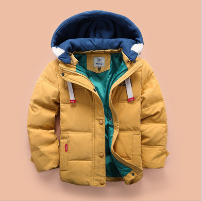 Children's down jacket boy 2021 new Korean version of the thickening down jacket in the children's winter clothing