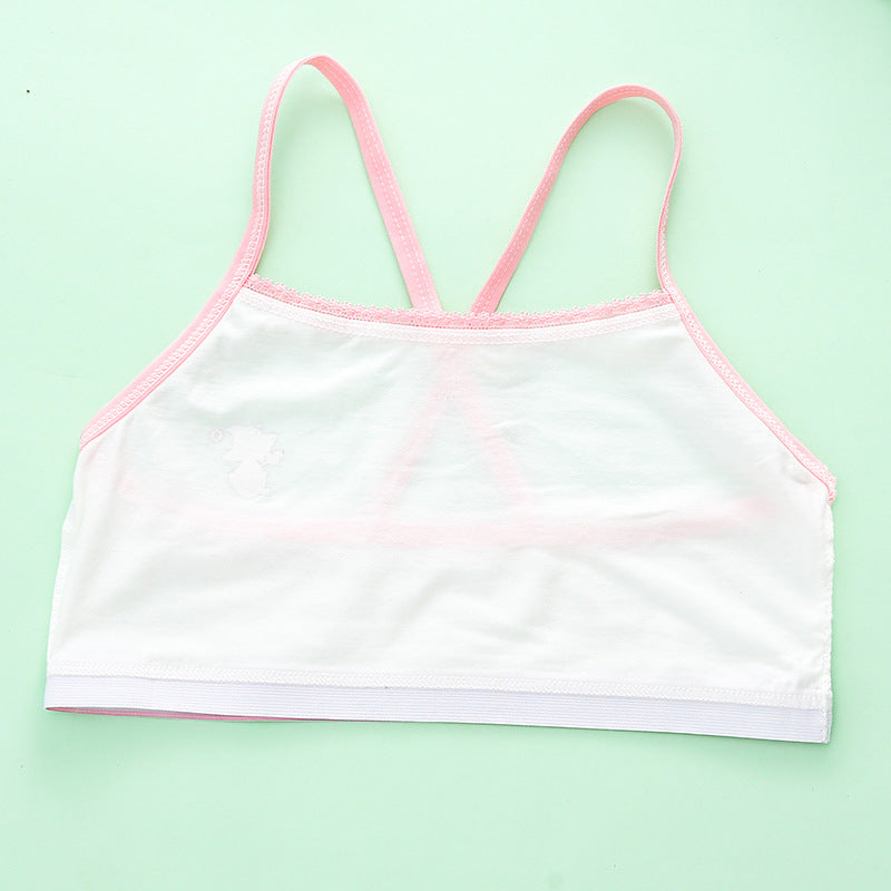 Primary School Students Development Period Girls Bra Sports Children's Underwear Vest Image