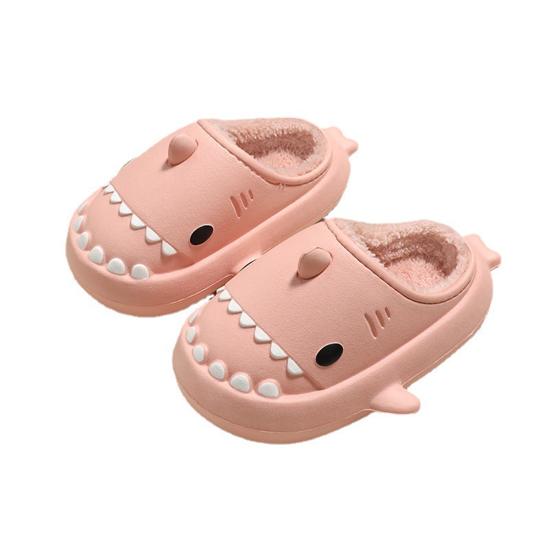 Shark Shoes For Child Cute Waterproof Warm Slippers Home Shoes Kids Image