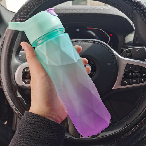 Spray Water Bottle For Girls Outdoor Sport Fitness Water Cup Large Capacity Spray Bottle Drinkware Travel Bottles Kitchen Gadgets Image