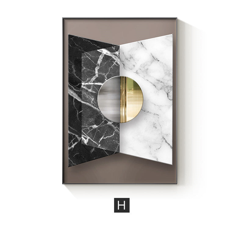 Abstract Geometric Canvas Painting Picture Home Decor Wall Poster Image