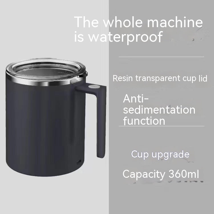 Portable Smart Magnetic Automatic Mixing Coffee Cup Rechargeable Rotating Home Office Travel Stirring Cup Image