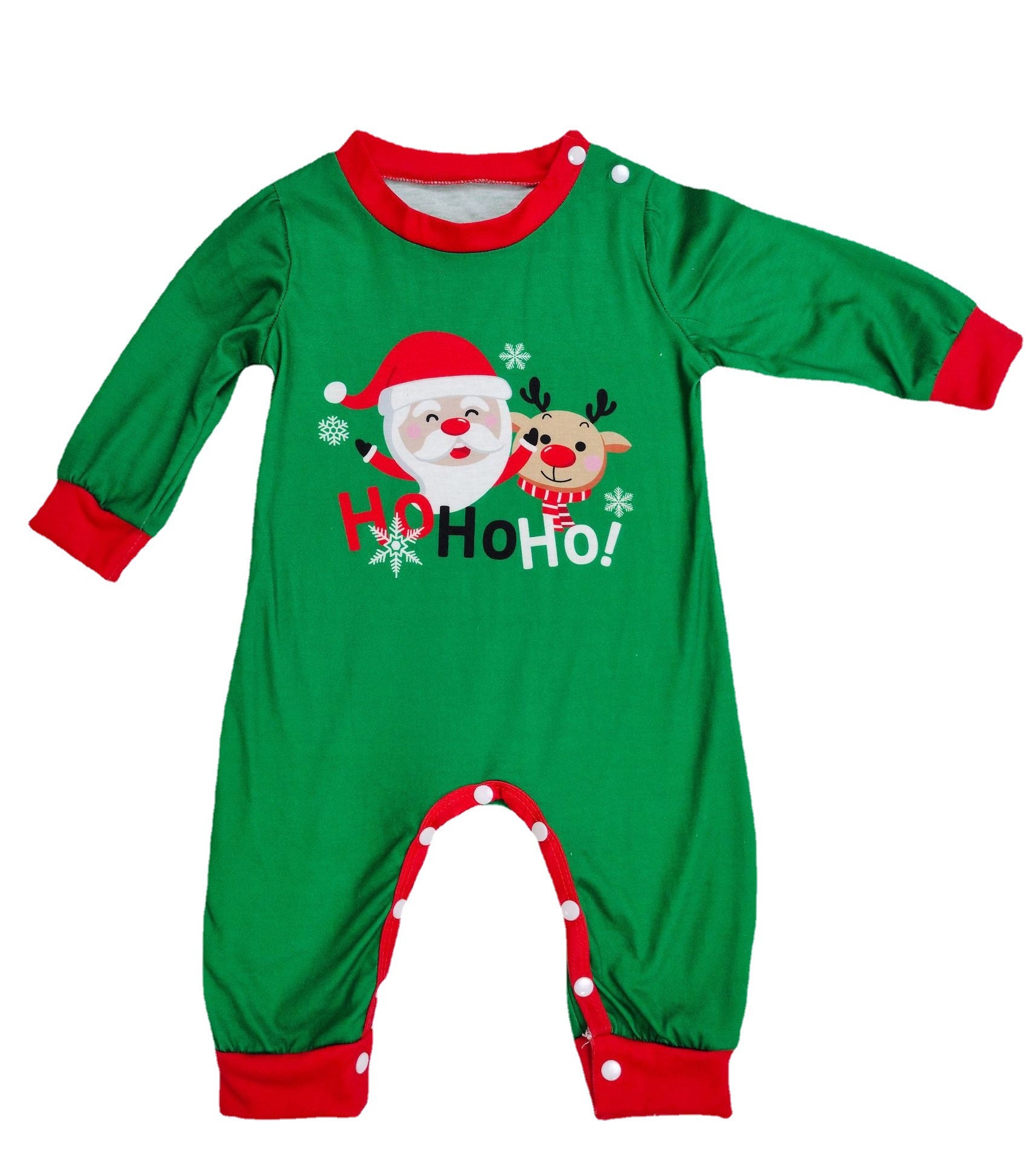 Christmas Pajamas For Family Matching Family Christmas PJs Sets Santa Claus Printed Top Sleepwear Image