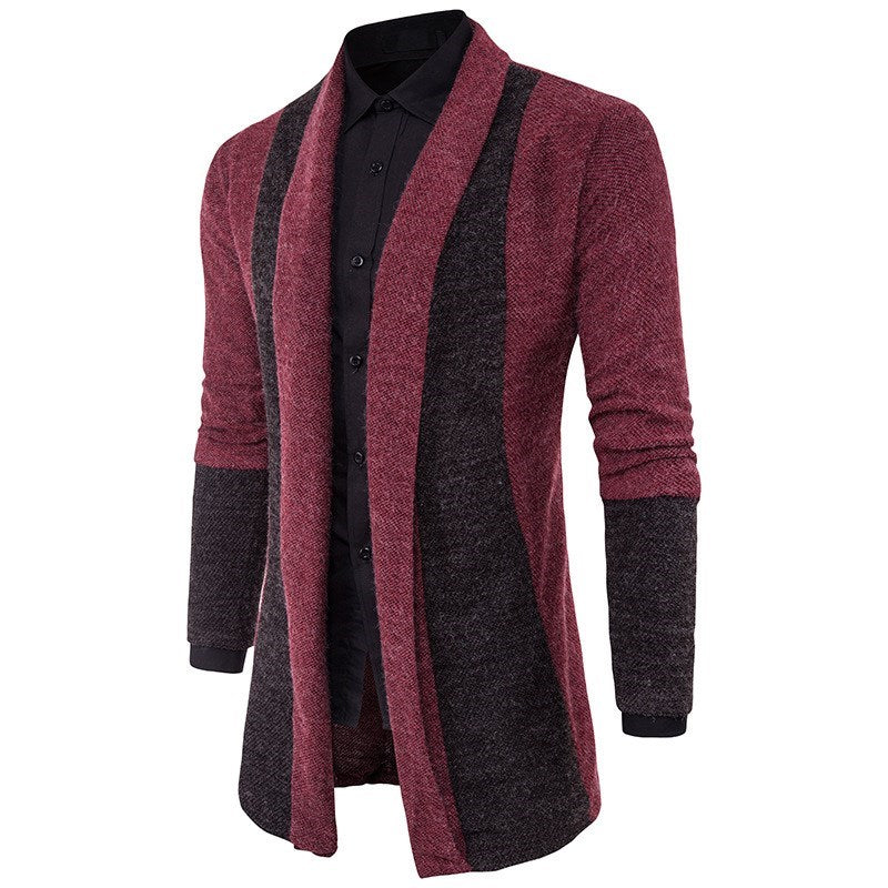 Cardigan Sweater Mens Casual Coat Knitwear Coat Men Clothing Image