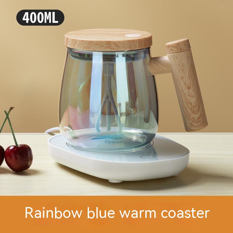 400ML Self Stirring Coffee Mug  Electric Mixing Glass Coffee CupHigh Speed Fast Automatic Coffee Cup For Gyms Dining Room Kitchen Gadgets Image