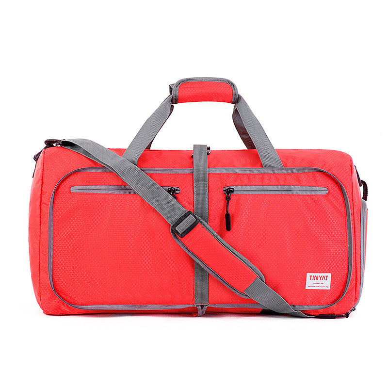 New Foldable Travel Bag Single-shoulder Portable Large Capacity Luggage Image