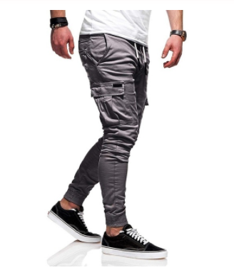 Men Autumn Thin Cotton Casual Pants Image