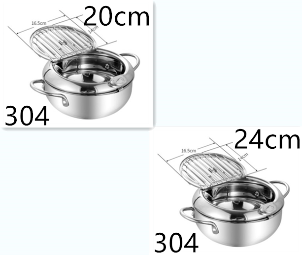 Stainless Steel Telescopic Folding Basket Frying Basket French Fries Degreasing Kitchen Tool Image