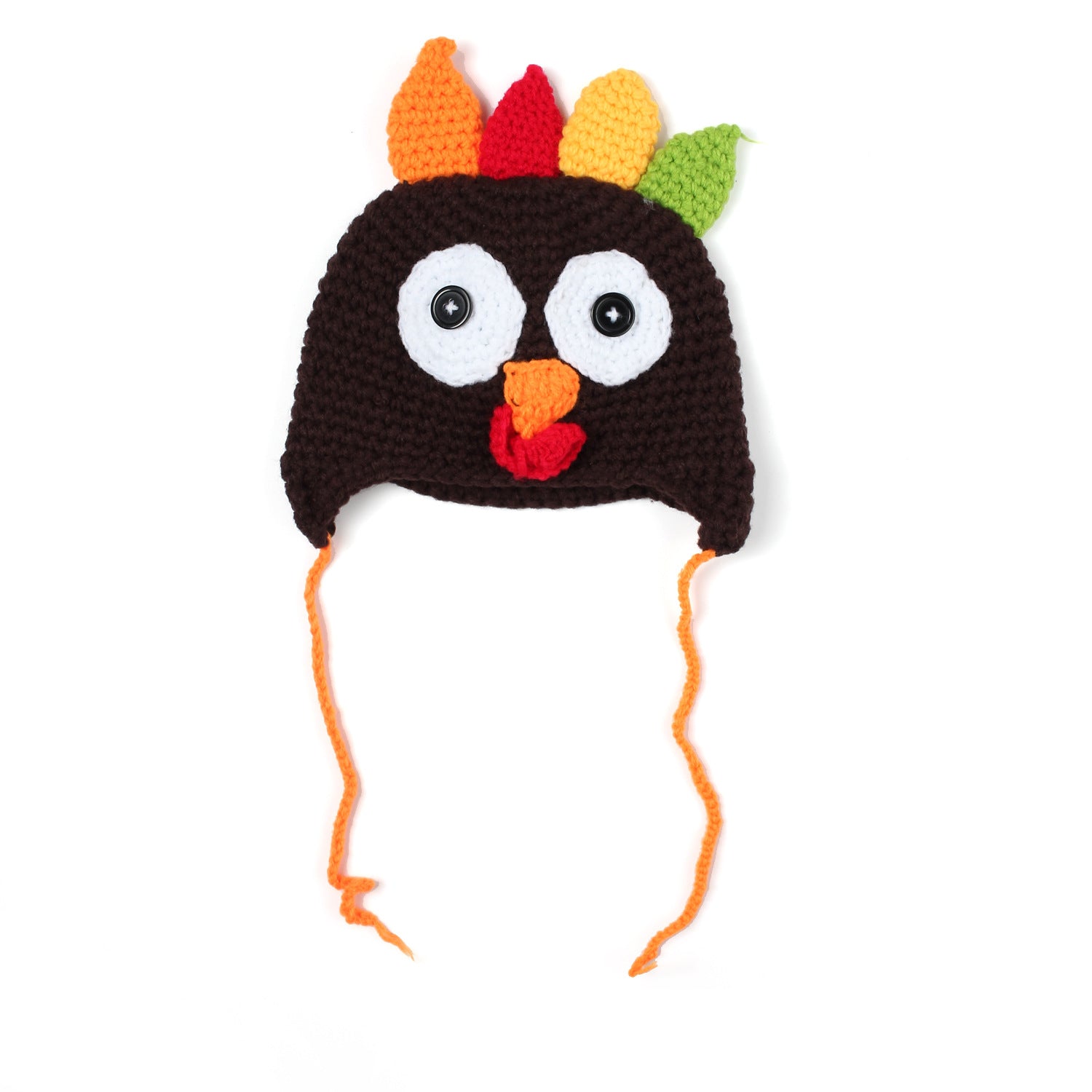 Thanksgiving hand-woven turkey hat Image