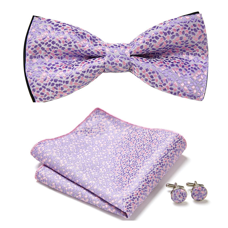 Three Piece Set Of Stylish Bow Ties Image