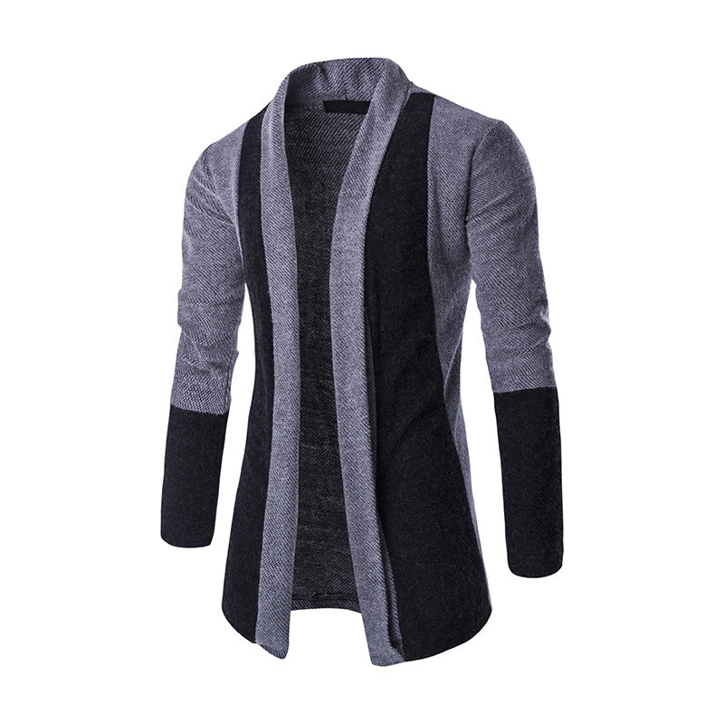 Cardigan Sweater Mens Casual Coat Knitwear Coat Men Clothing Image