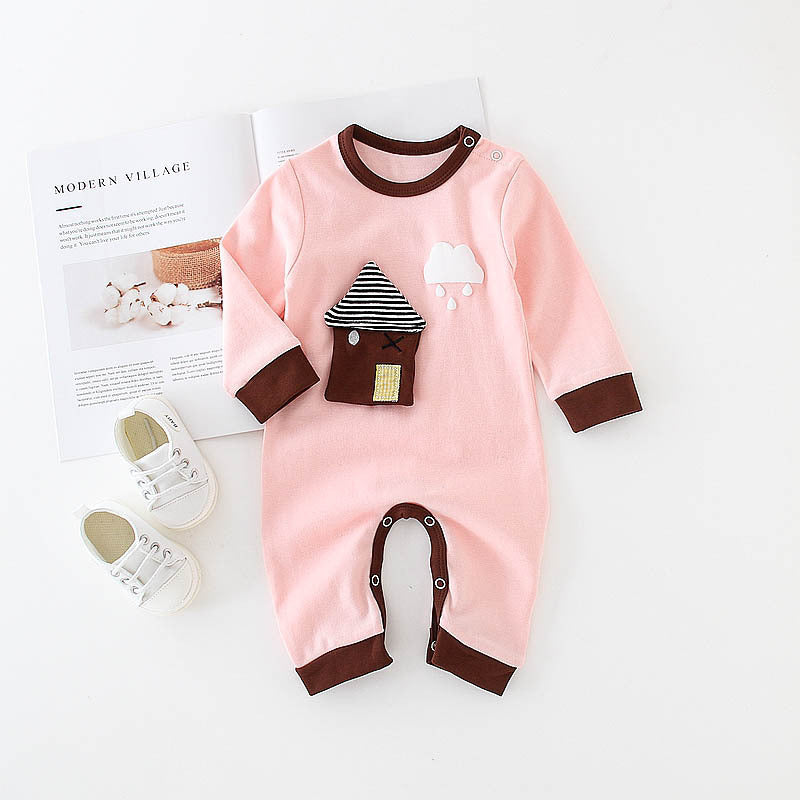 Baby one-piece romper cotton baby Image