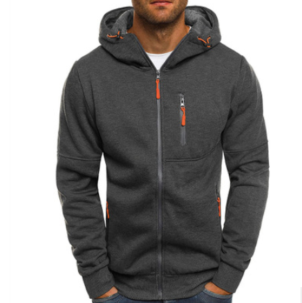 Men Hoodie Cotton Jacket Image