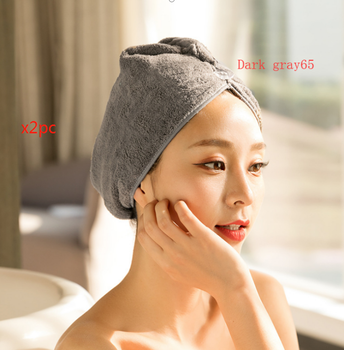 Women's Hair Dryer Cap, Absorbent Dry Hair Towel Image