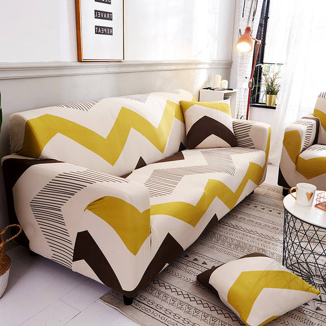 Printed sofa cushion sofa cover sofa cover Image