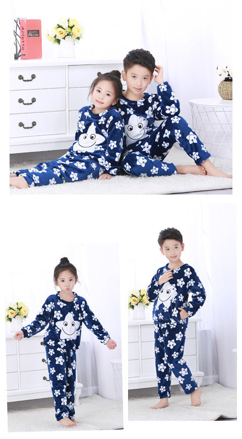 Flannel pajamas for children Image