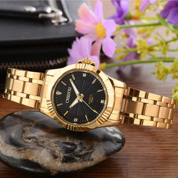 Luxury Brand Man Gold Dress Watches Stainless Steel Image