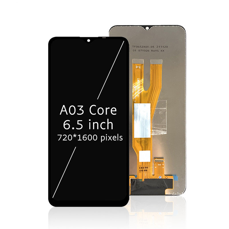 A03 Core Screen Assembly With Framed LCD Inner And Outer LCD Image