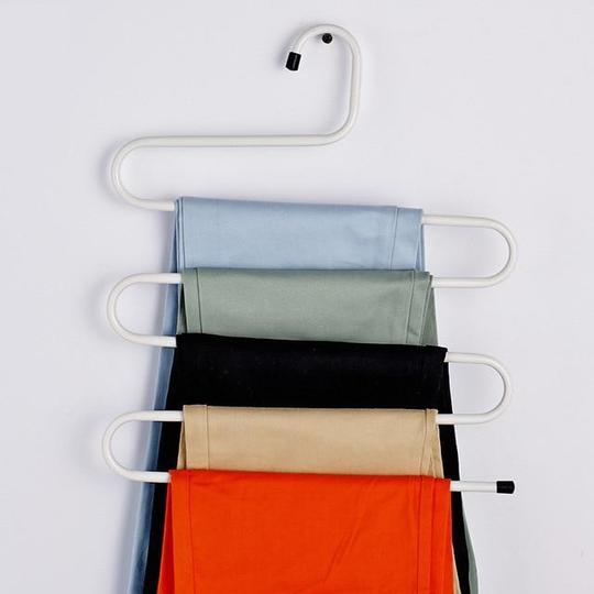 Magic non-slip s-type home pants rack Image