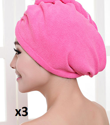 Women's Hair Dryer Cap, Absorbent Dry Hair Towel Image