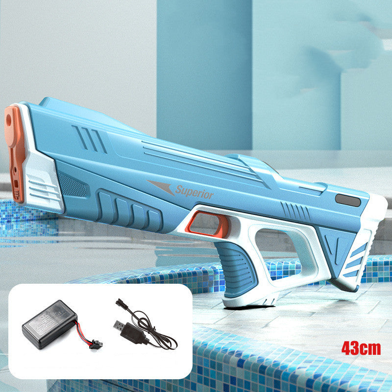 Summer Full Automatic Electric Water Gun Toy Induction Water Absorbing High-Tech Burst Water Gun Beach Outdoor Water Fight Toys Image