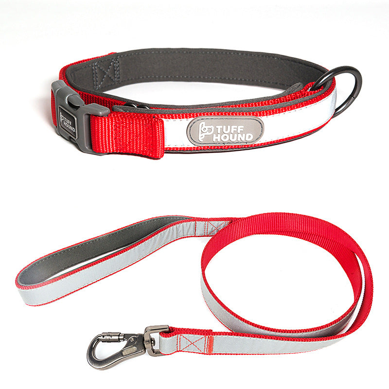 Dog Collar Pet Products Reflective Full Neck Traction Set Image