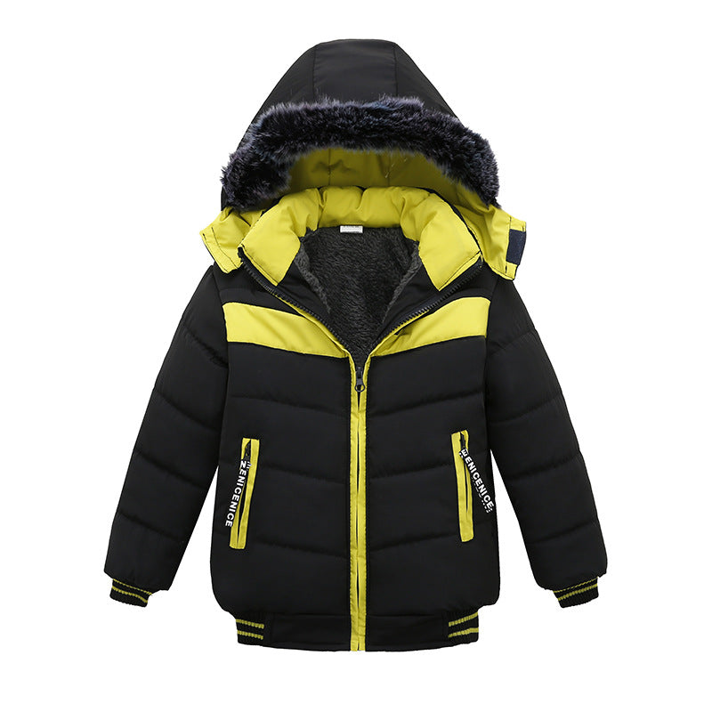 Small And Medium-Sized Boys Cotton-Padded Jackets Image