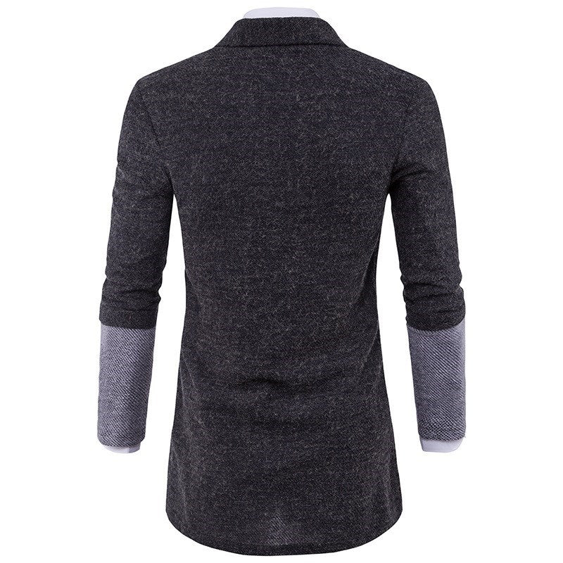 Cardigan Sweater Mens Casual Coat Knitwear Coat Men Clothing Image