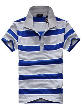 Stripe Men Polo Shirt Image