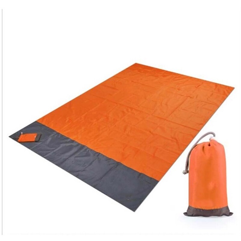 Portable Waterproof Picnic Mat Beach Mat Pocket Blanket Image