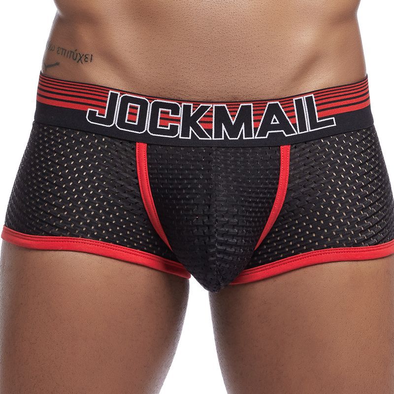 Men Underwear Boxer Breathable Mesh boxe Image