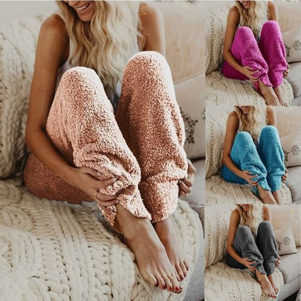 Women Fur Warm Fitness Sport Leggings Winter Fleece Legging Pants