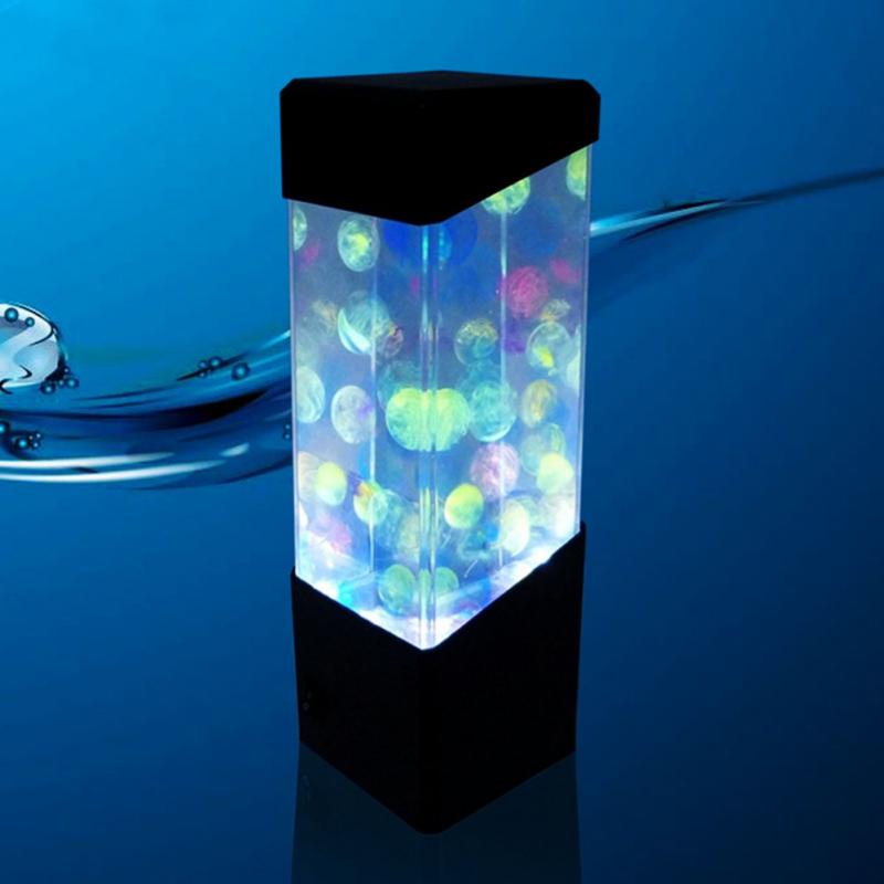 Colorful LED jellyfish night light Image