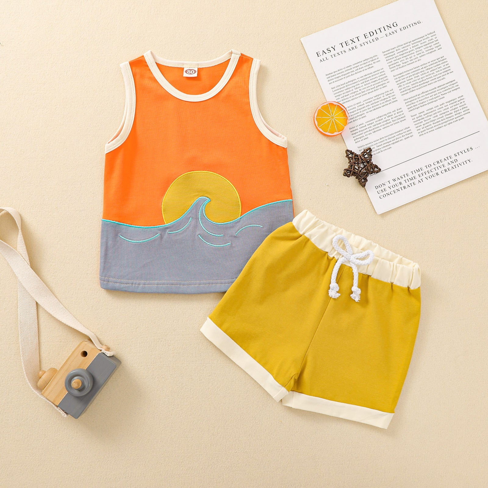 Children's Clothing Summer Cartoon Kids Clothes Image