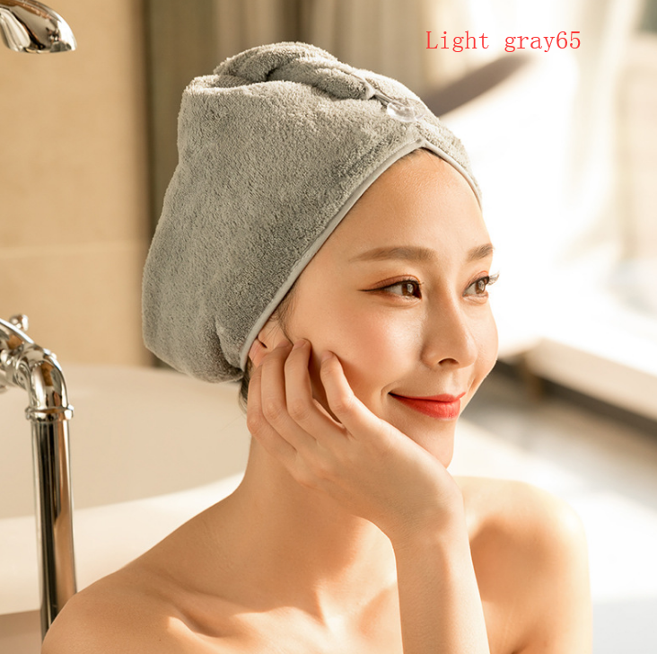 Women's Hair Dryer Cap, Absorbent Dry Hair Towel Image