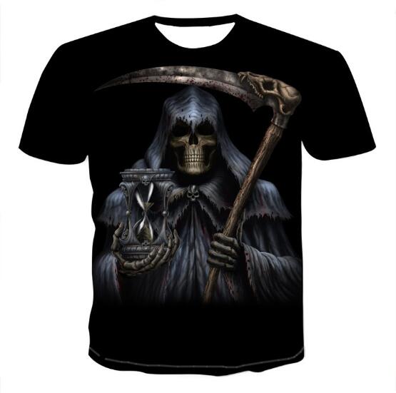 Mens Skull T shirts 3D t- shirts Image