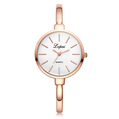 Lvpai Rose Gold Women Bracelet Watches Fashion Luxury Quartz-Watches Brand Ladies Casual Dress Sport Watch Clock