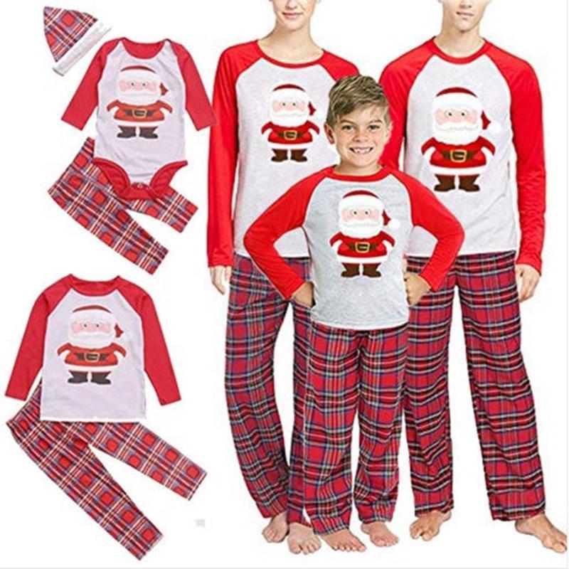 Christmas family parent-child dress home cartoon Christmas clothes Image