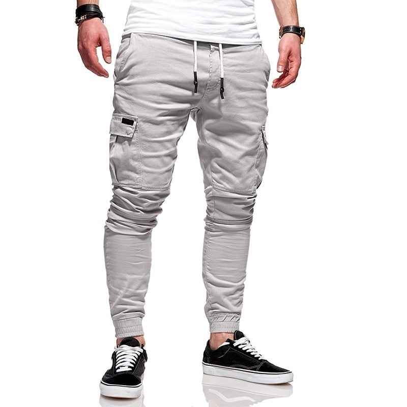 Men Autumn Thin Cotton Casual Pants Image