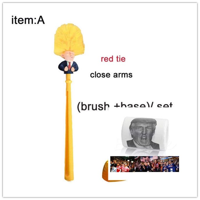 Funny Donald Trump Toilet Brush Image