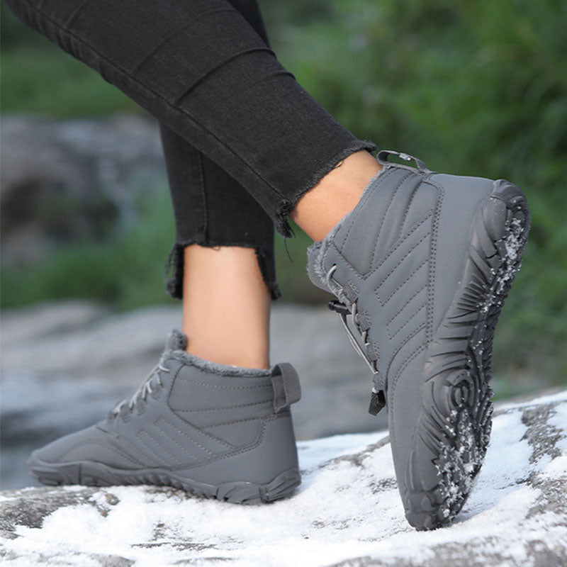 Outdoor Sports Cotton Shoes For Men And Women Winter Warm Slip-on Boots Wear-resistant Anti-ski Thickened Shoes Couple Image